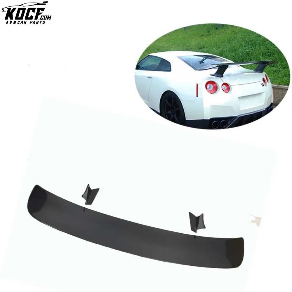 2008-2015 GTR R35 Rear Spoiler GT Wing ESP-Style carbon fiber rear spo ...