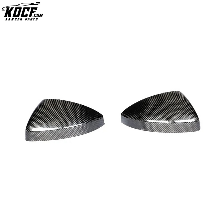 TT Carbon Fiber Mirror Covers for Audi TT 8S MK3 TTS TTRS TT SLINE 2-Door 15-19 with side lane assist hole