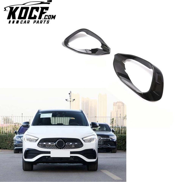 Modify Luxury H247 GLA Class Dry Carbon Fiber Front Canard for Mercedes-Benz GLA250 Sport Utility 4-Door GLA45 AMG 2020-2021