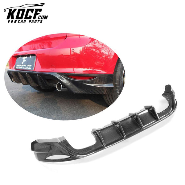 Carbon Fiber Rear Bumper Diffuser for VW GOLF VII 7 MK7 GTI 2014