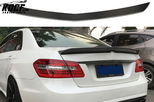 Carbon Fiber Trunk Spoiler for Mercedes Benz W212 E350 E500 E63 AMG 10-15