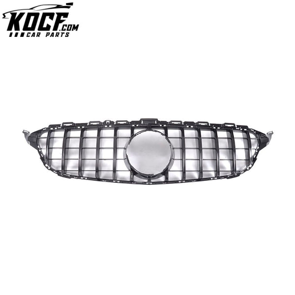 GT R Style W205 Car Grill for Mercedes Benz C205 C180 C200 C300 C350 C43 Sport 15-18