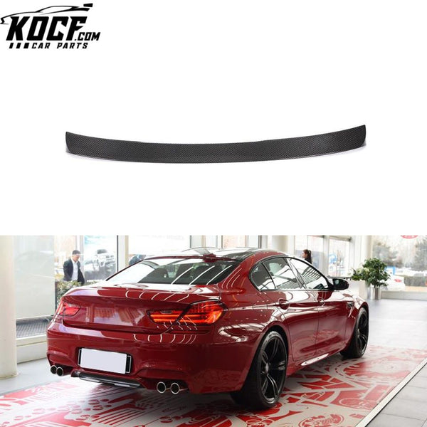 Carbon Fiber M6 Window Spoiler for BMW F06 F12 M6 640i 650i Gran Coupe 4Dr 12-17