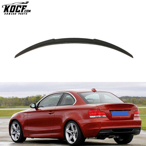 Carbon Fiber E82 Car Trunk Spoiler for BMW 125i 128i 135i 1M 1 Series Coupe 07-12 M4 LOOK