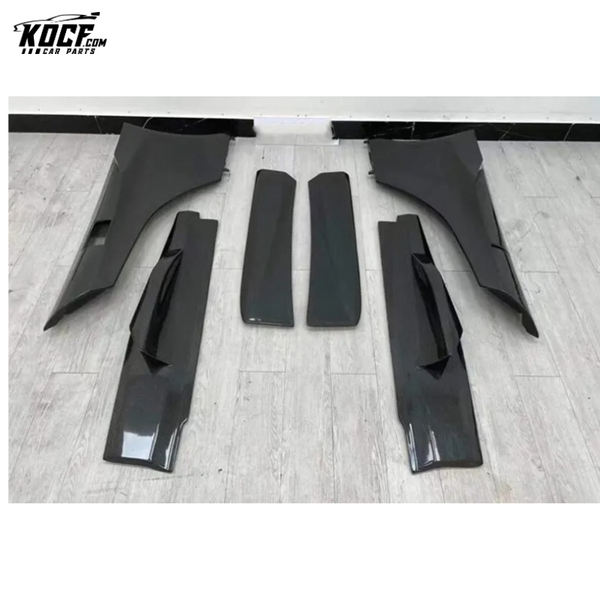 MP4 12C 650S Upgrade to 675LT Style Carbon Fiber Side Skirts Panel set for McLaren MP4 12C 650S