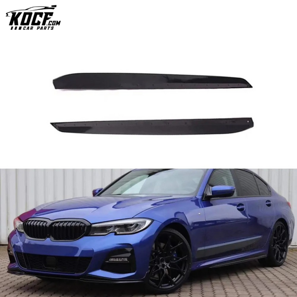 Black Painted ABS G20 M TECH Side Skirts for BMW NEW 3 Series G28 330i M340i M Sport 2019 2020