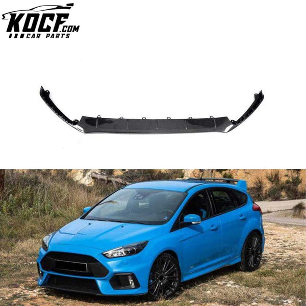 Carbon Fiber Front Lip Spoiler Body kit for Ford Focus RS Hatchback 16-18