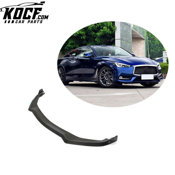 Q60 Sport Carbon Fiber Front Lip Splitter for Infiniti Q60 Sport Coupe 2-Door 2016-2021