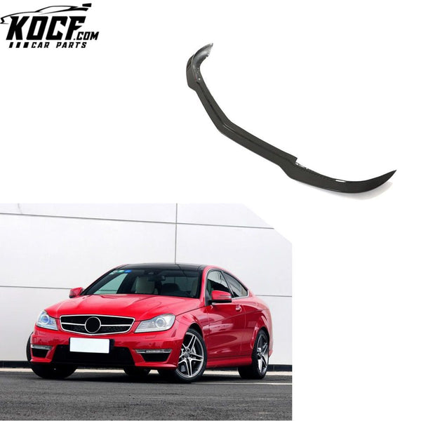 W204 C63 Pre-facelift Pre-preg Carbon Fiber Front lip for Mercedes Benz C-Class W204