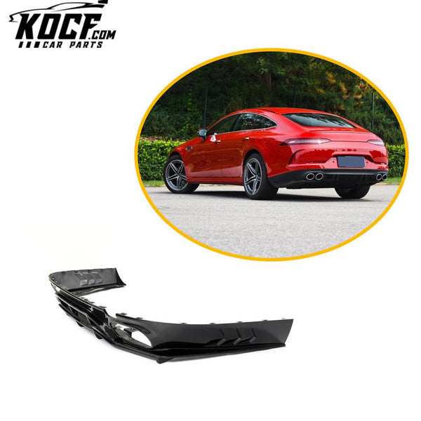 Pre-preg Rear Bumper Lip Diffuser for Mercedes Benz AMG GT 53 Sedan 4-Door 2019-2020