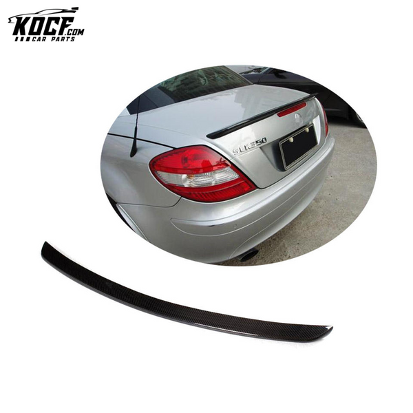 Carbon Fiber R171 Rear Spoiler for Mercedes-Benz SLK-Class R171 SLK200 SLK300 SLK55 Convertible 2Door 2009 - 2011