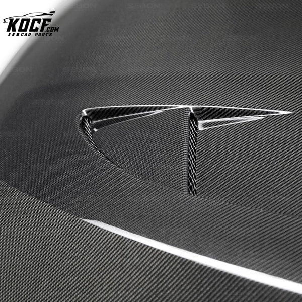 Seibon TS-STYLE CARBON FIBER HOOD FOR 2019-2022 HYUNDAI VELOSTER / VELOSTER N