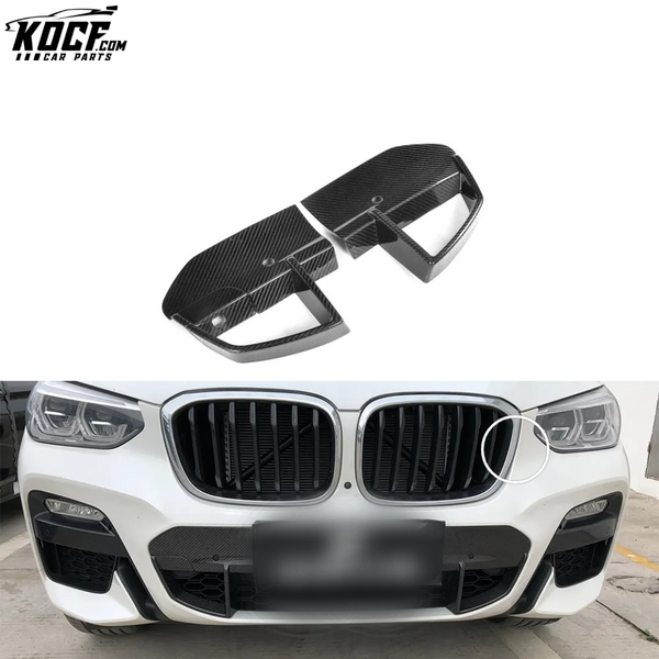 Carbon Fiber X3 G01 Front Bumper Vents for BMW X3 M40i M Sport 2018 2019