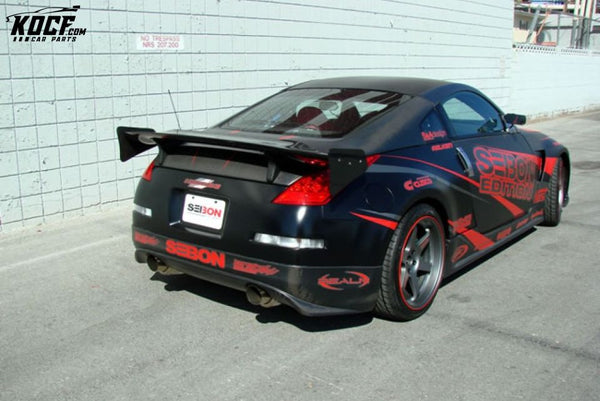 Seibon TT-STYLE CARBON FIBER SIDE SKIRTS FOR 2002-2008 NISSAN 350Z