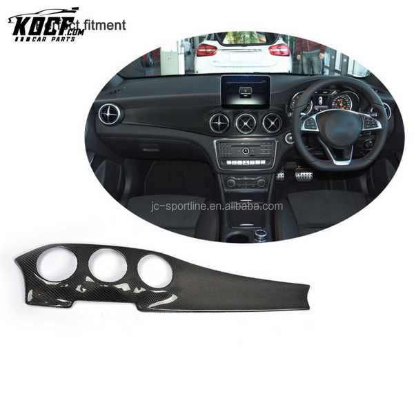 RHD Carbon Fiber CLA Interior Dashboard Trim for Mercede s Ben z CLA-CLASS CLA250 CLA45 AMG