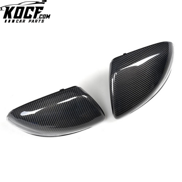 Replacement Carbon Side Door Mirror Covers Caps for Mercedes W205 14-15