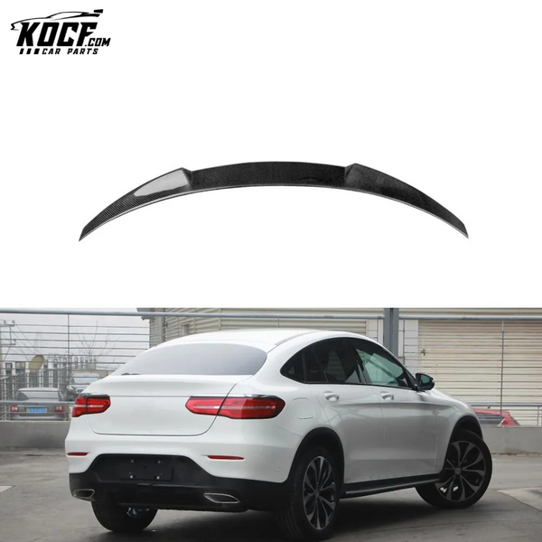 Carbon Fiber C253 Rear Ducktail Spoiler for Mercedes Benz GLC-Class Coupe GLC300 GLC43 AMG 15-19