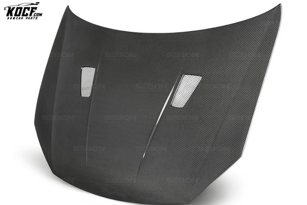 Seibon TM-STYLE CARBON FIBER HOOD FOR 2010-2014 VOLKSWAGEN GOLF / GTI / R (SHAVED)