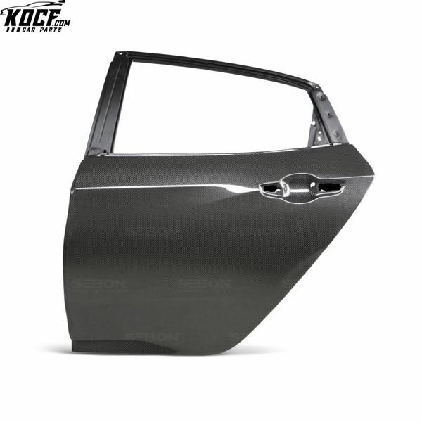 Seibon CARBON FIBER DOOR FOR 2017-2021 HONDA CIVIC HATCHBACK - REAR