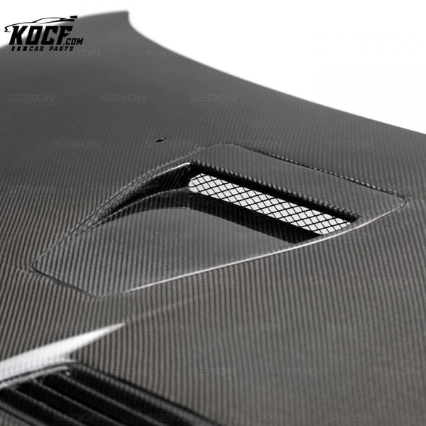 Seibon OEM-STYLE CARBON FIBER HOOD FOR 2008-2015 MITSUBISHI LANCER EVO X