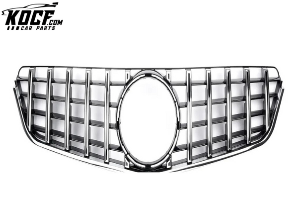 ABS Silver W207 GT Front Mesh Grill for Mercedes-Benz E Class W207 2 Door Coupe 2009-2013