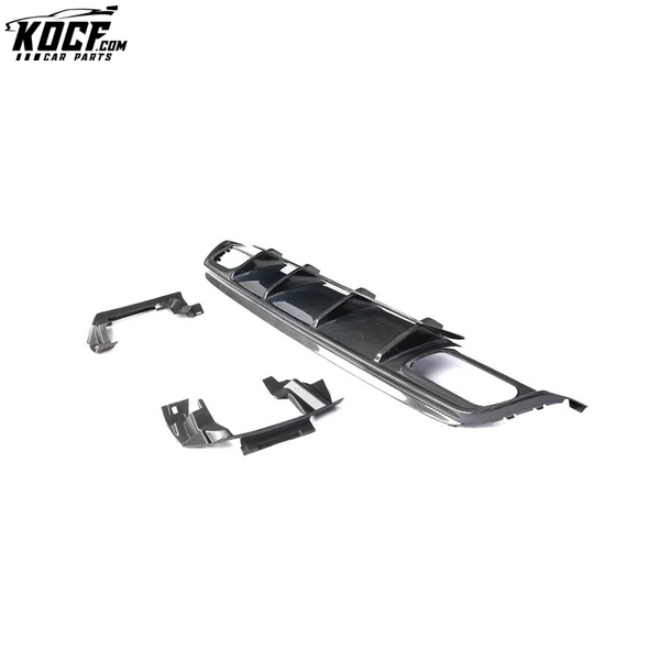 A45 Carbon Fiber Rear Car Diffuser for Mercedes Benz W176 A250 AMG Style 2013-2018