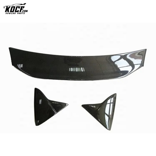 For Golf MK7R GTI rear roof spoiler carbon fiber rear GT wing ASP CAR STYLING