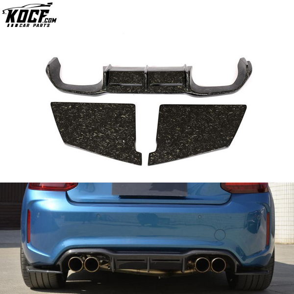 Forged Carbon Fiber F87 Rear Diffuser for BMW M2 2016-2018