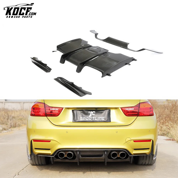 Carbon Fiber F8x M3 M4 Rear Bumper Valance Lip for BMW F82 F83 M4 F80 M3 2015- 2019