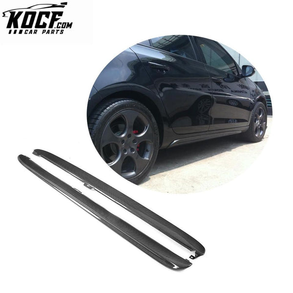 Real Carbon Fiber Side Skirts for VW Golf VI MK6 GTI