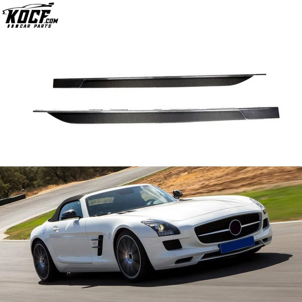 Carbon Fiber C197 Side Skirts for Mercedes Benz R197 SLS AMG GT Convertible 2010-2014