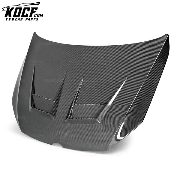 Seibon DV-STYLE CARBON FIBER HOOD FOR 2015-2021 VOLKSWAGEN GOLF / GTI / R