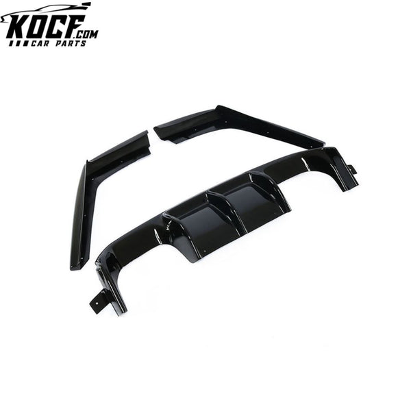 Gloss Black M4 M3 ABS Rear Diffuser for BMW F80 M3 F82 F83 M4 2014-2017 V Style