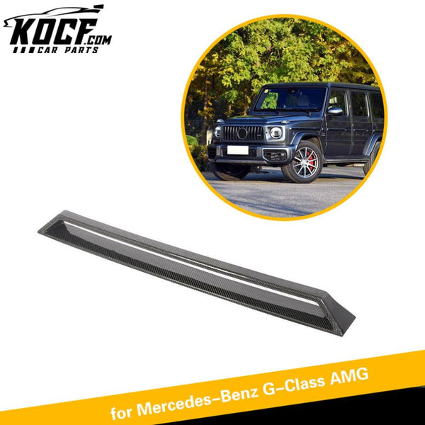 G63 Carbon Fiber Front Bumper Vent Exterior Trim for Mercedes Benz W463 G500 G550 G65 AMG 2018 2019