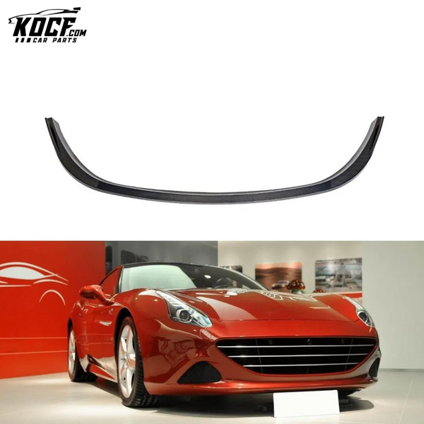 Carbon Fiber Front Spoiler Lip for Ferrari California T Convertible 2-Door 2015- 2018