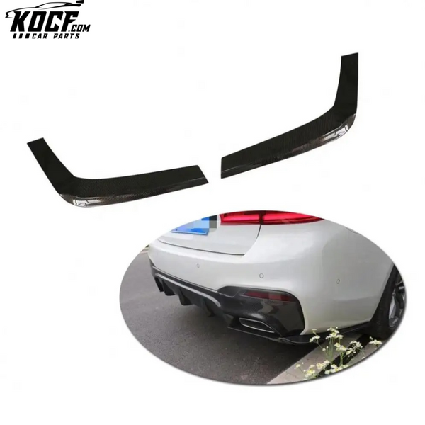 Carbon Fiber Rear Bumper Splitter for BMW 5 Series 540i G30 G38 M Sport Sedan 4 Door 2018