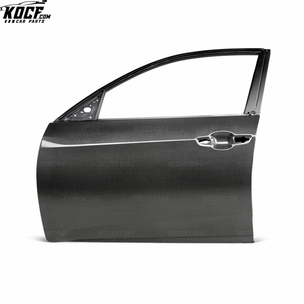 Seibon CARBON FIBER DOOR FOR 2017-2021 HONDA CIVIC HATCHBACK - FRONT