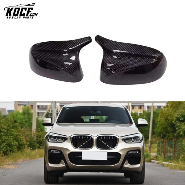 M Look Carbon Fiber X3M X4M Mirror Cover for BMW X3 G01 X4 G02 2019-2020