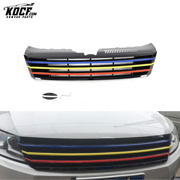 Colorful Badge less Style Car Mesh Grill for Volkswagen Passat CC Sport Sedan 4-Door 13-15