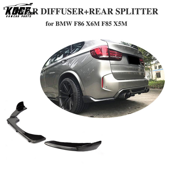 Carbon Fiber F85 X5M Rear Diffuser for BMW F86 X6M