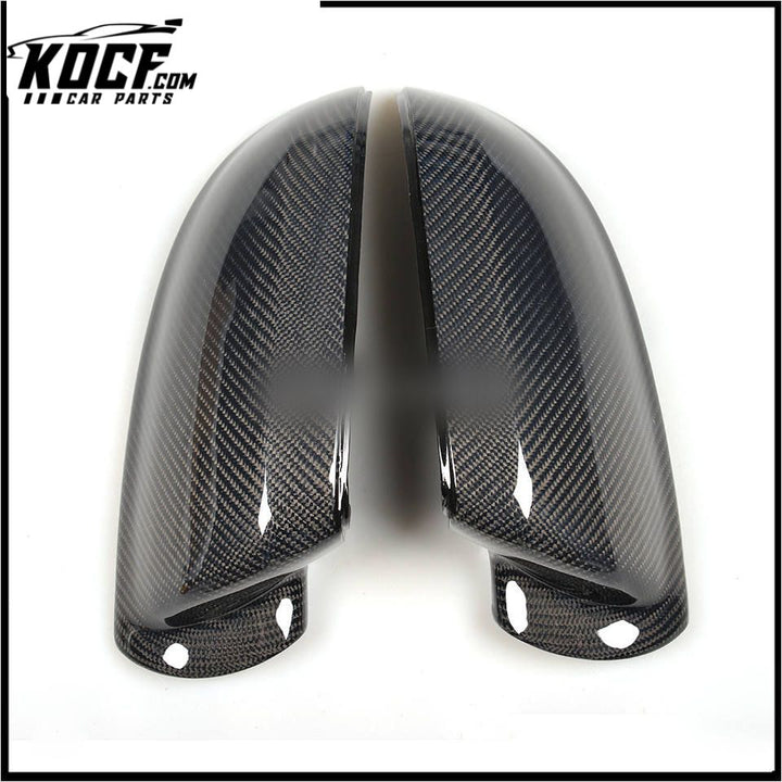 1:1 Replacement Carbon Fiber Door Rearview Mirror Covers Cap for Audi A8 D4 16-17