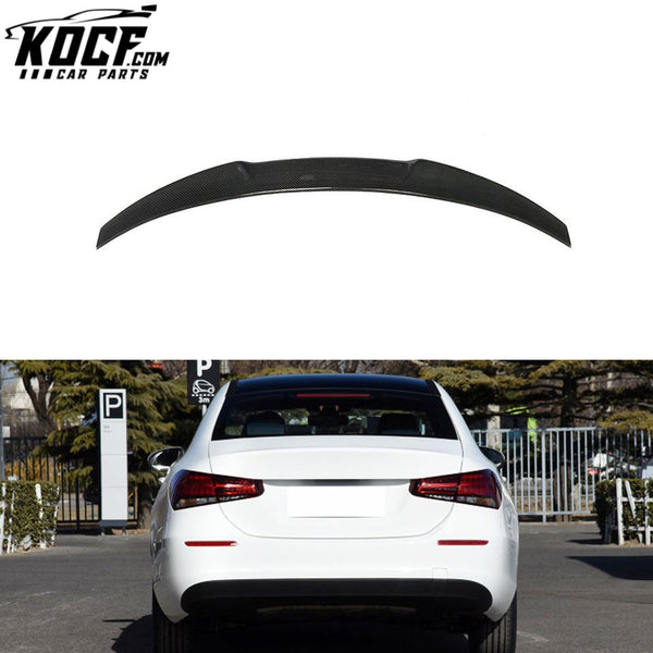 Carbon Fiber A-Class W177 Rear Ducktail Spoiler for Mercedes Benz V177 A220 Sedan 4-Door 19-20