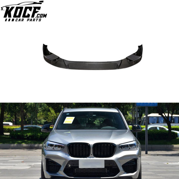 Carbon Fiber X3M Front Lip Spoiler for BMW F97 X3M F98 X4M 2019-2021