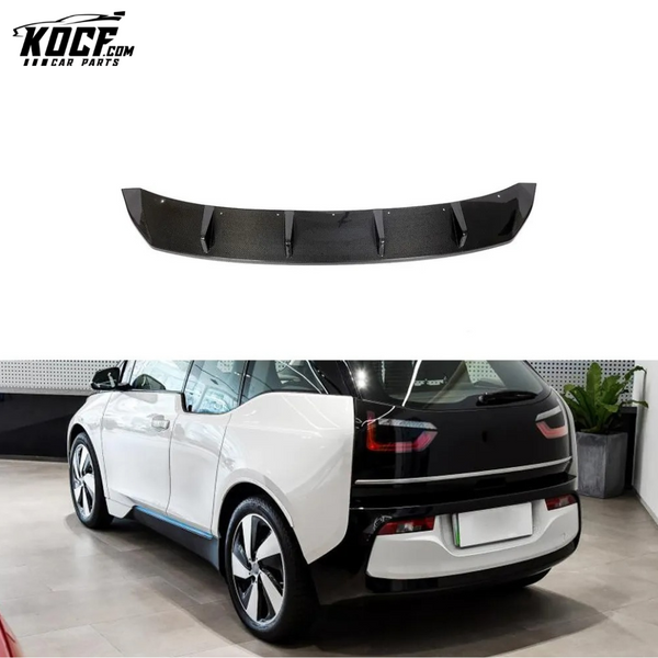 Carbon Fiber i3 Rear Bumper Lip for BMW i3 I01 Sport Hatchback 4-Door ELECTRIC 2014-2020