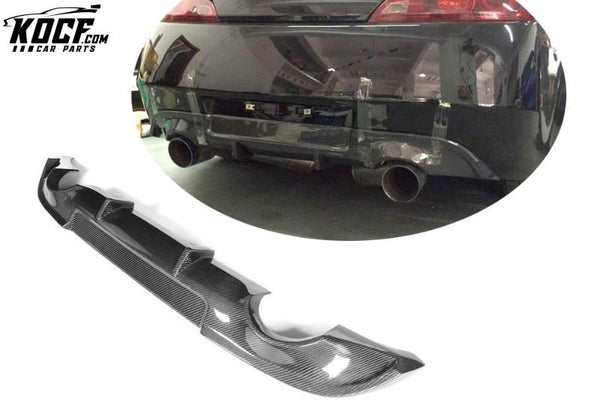 G37 Carbon Fiber Rear Bumper Diffuser for Infiniti G37 G Series 07-13