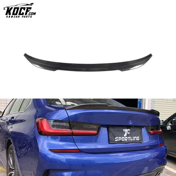 G20 Trunk Lid Carbon Fiber Rear Spoiler for BMW G20 330i M340i Sedan 2019-2020