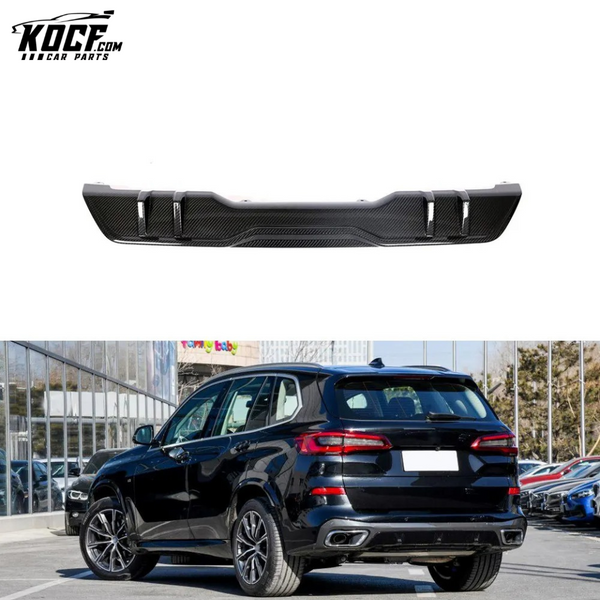 Carbon Fiber X5 M TECH Rear Bumper Lip for BMW X5 G05 M Sport 2019- 2021