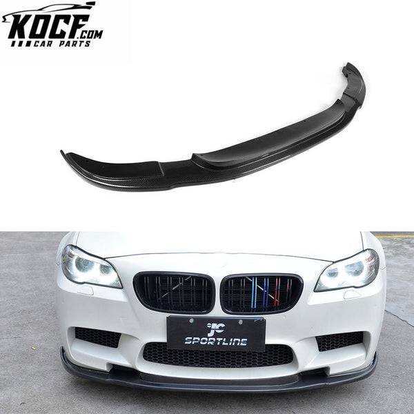 Carbon Fiber F10 M5 Front Bumper Spoiler for BMW F10 5-Series M5 Sedan 2011-2017