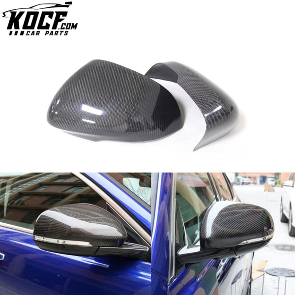 Dry Carbon Fiber Side Mirror Covers for Jaguar XE XK XF XFR XFR-S XJ XKR 2011-2018