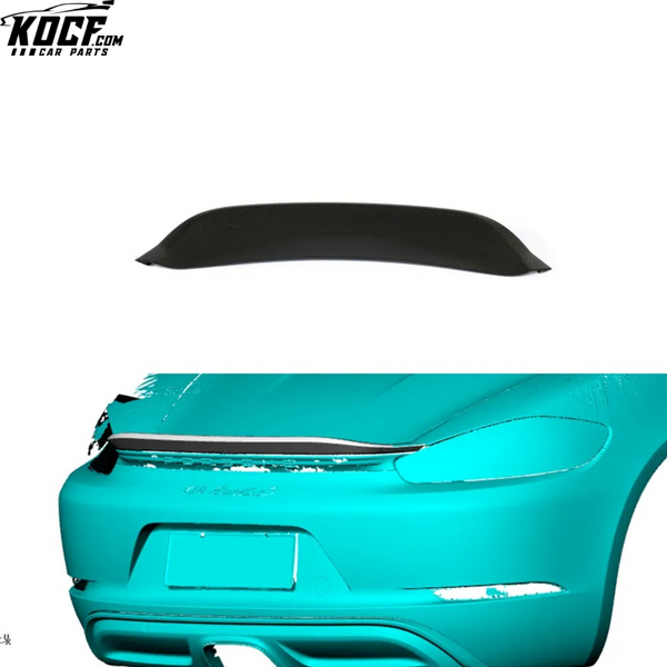 Carbon Fiber Rear Active Ducktail Spoiler for Porsche 718 Boxster Cayman 2016-2019